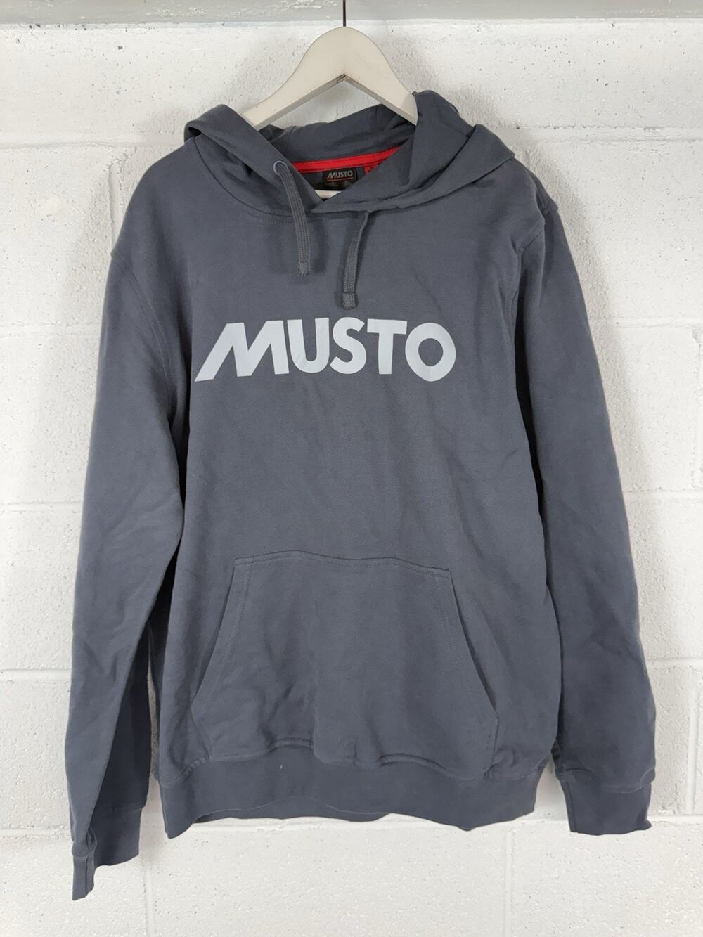 Musto Hoodie Mens XL Gray Sailing Outdoor Shirt Pullover Performance N150